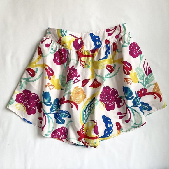 Tea Collection Floral Skirt Girls Size 12 - Picture 5 of 10